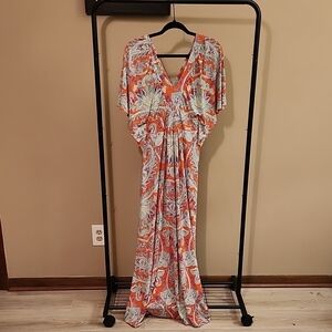 Vibrant Floral Maxi Dress
